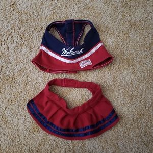 Pet, Cheerleader, 2 piece, outfit